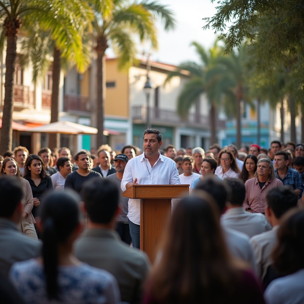 Community economic education outreach event in Cali